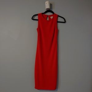 Midi Red Dress
